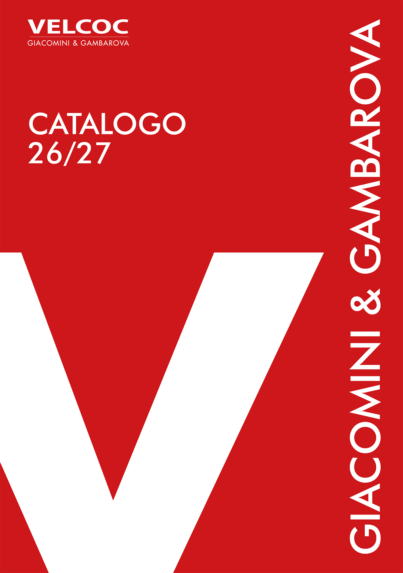 Copertina catalogo Velcoc 2026-2027
